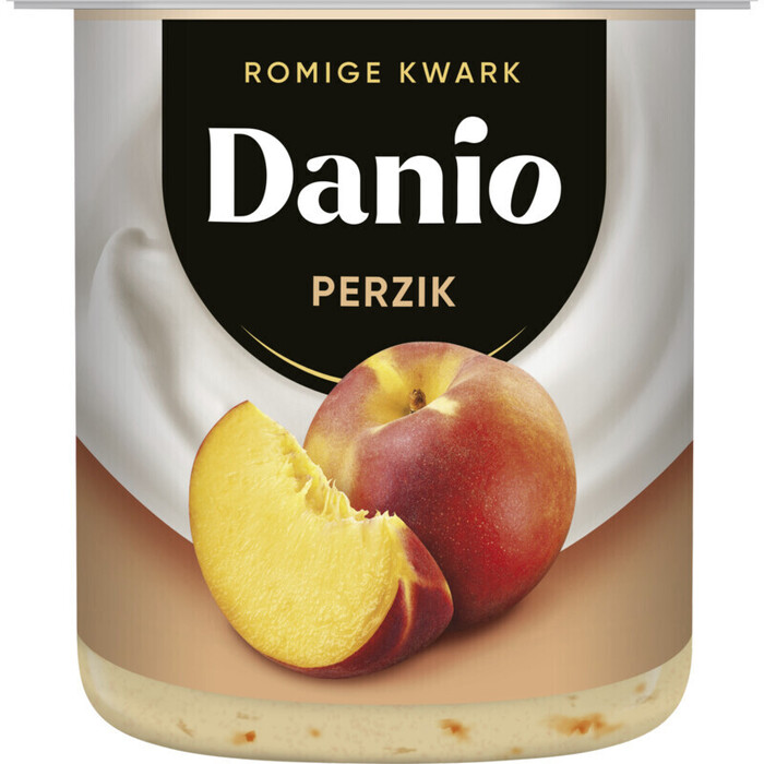 Romige kwark perzik (450g)