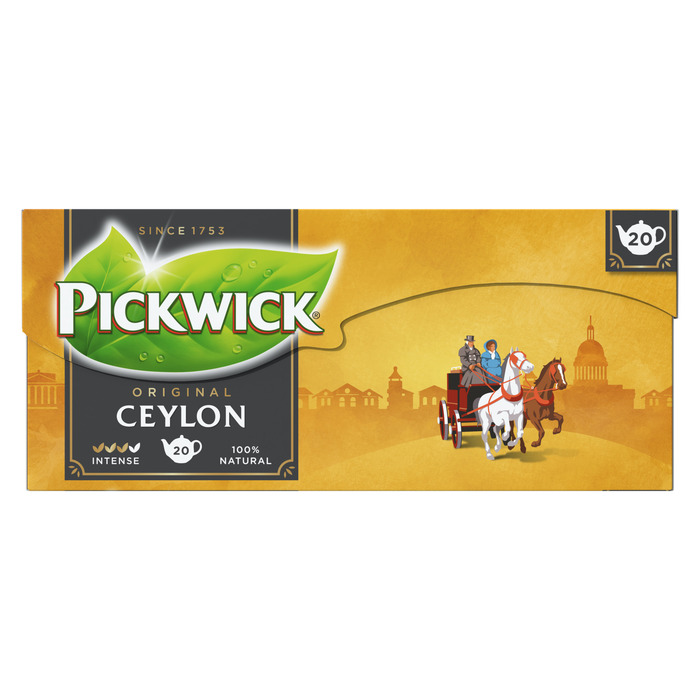 Ceylon zwarte thee meerkops (20 × 4g)