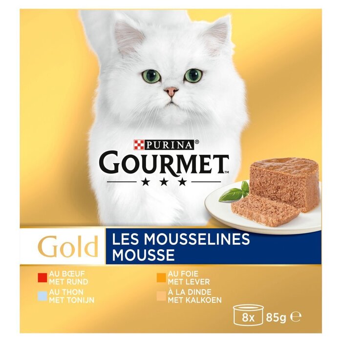 Gourmet Gold Mousse Rund Tonijn (85g)