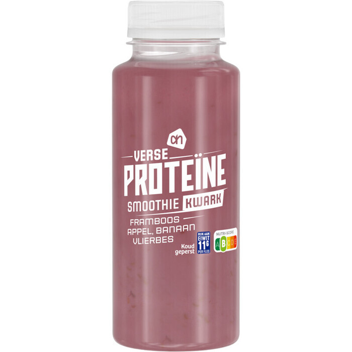 AH Verse proteïne smoothie kwark framboos (250ml)