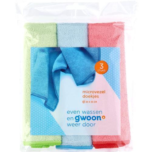 g'woon Microvezeldoekjes 3 Stuks