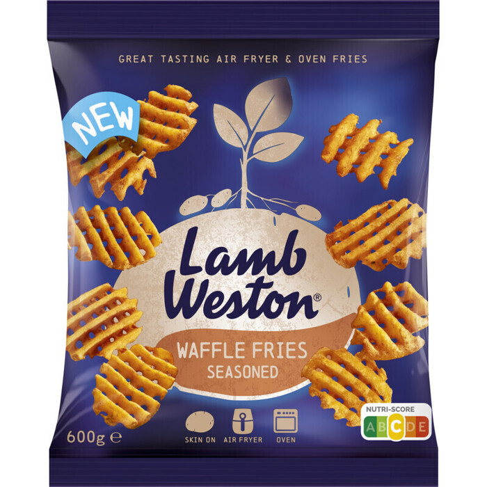 LambWeston Waffle fries seasoned (600g)