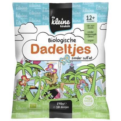 de Kleine Keuken Biologische Dadeltjes 12+ Maanden 140 g (140g)