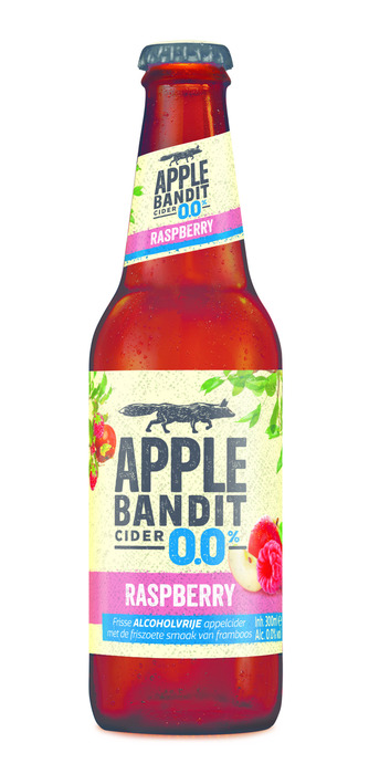 Apple Bandit Raspberry 0.0 Cider Fles 300 ml (30cl)