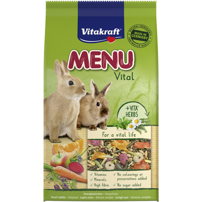 Vitakraft Menu vital dwergkonijnen (1kg)