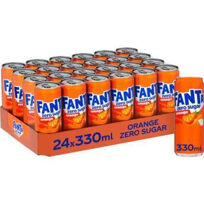 Fanta Orange No Sugar 330 ml (24 × 33cl)