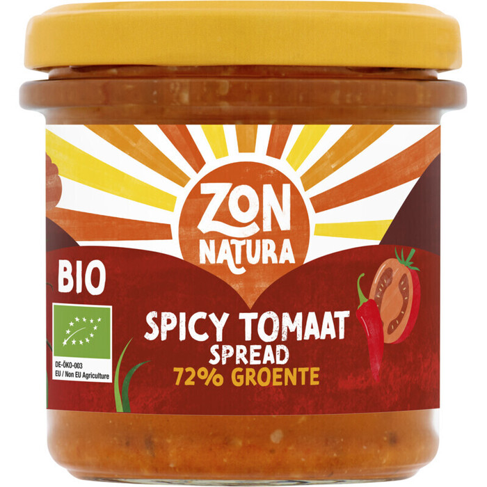 Zonnatura Spicy Tomaten Spread 135g (135g)