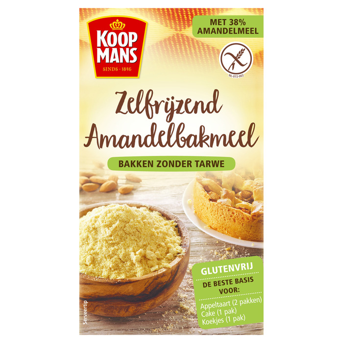 Zelfrijzend amandelbakmeel glutenvrij (Doos, 200g)