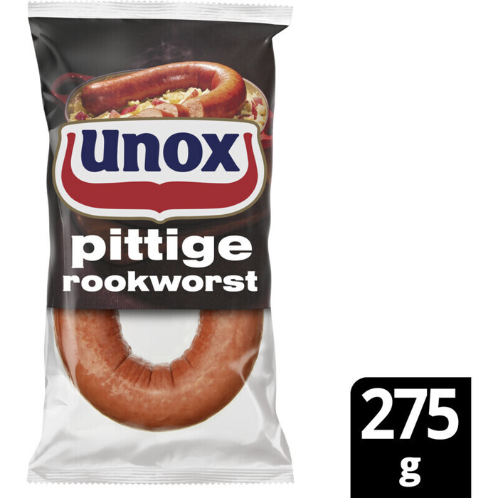 Unox Pittige Rookworst 275 g (275g)