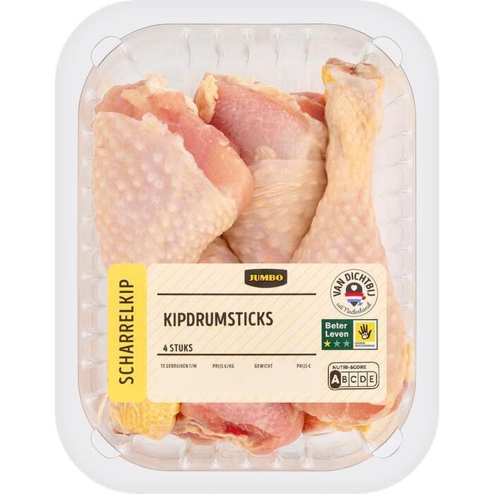 Jumbo Scharrelkip Drumsticks 4 Stuks