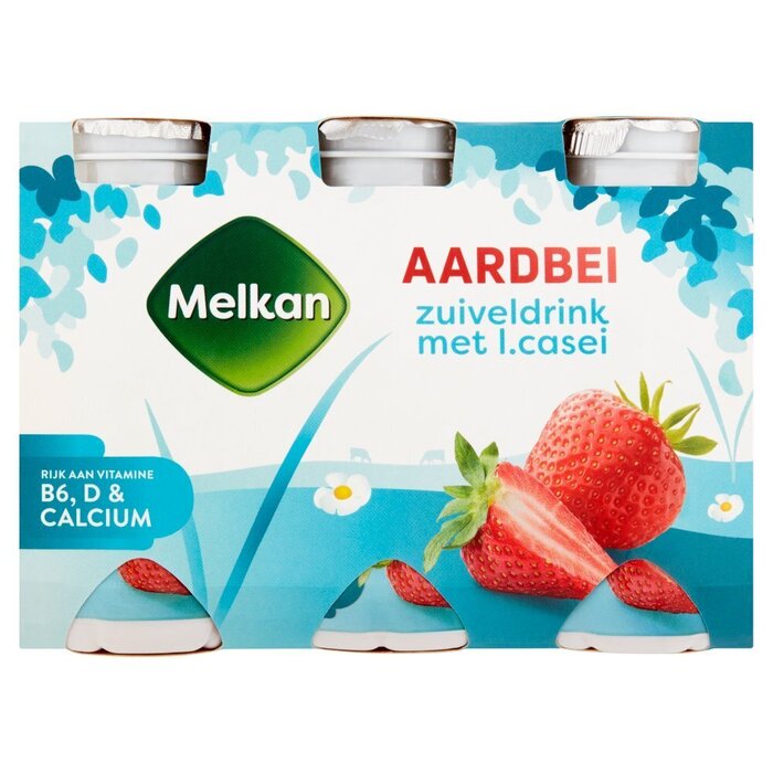 Zuiveldrink aardbei (6 × 100ml)