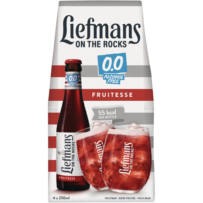Liefmans Fruitesse alcohol free (Fles, 4 × 250ml)