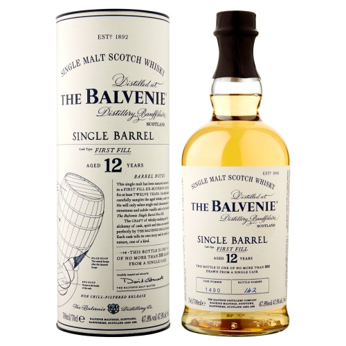 The Balvenie 12 years old Single Barrel First Fill 700 ml (0.7L)