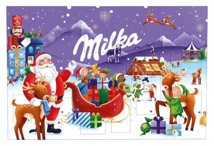Milka Advent Calendar Snowing 200 g (Doos, 200g)