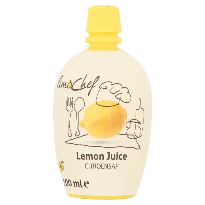Limochef Citroensap 200 ml (Stuk, 200ml)