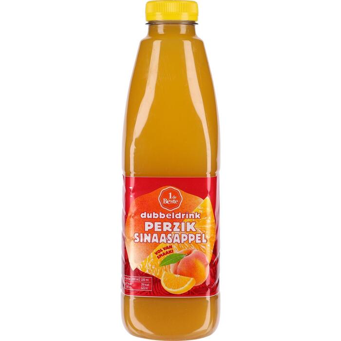 1 de Beste Dubbeldrank perzik-sinaasappel (1L)