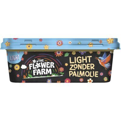 Flower Farm Smeren zonder palmolie light (35%) (Kuipje, 375g)