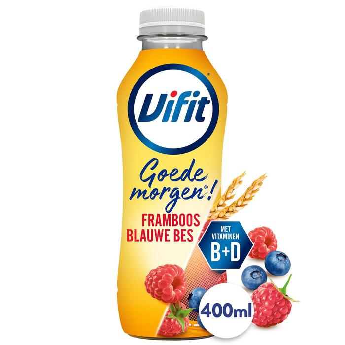Goedemorgen drink framboos blauwe bes (Fles, 40cl)