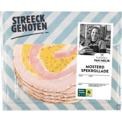 Streeckgenoten Mosterd spekrollade (120g)