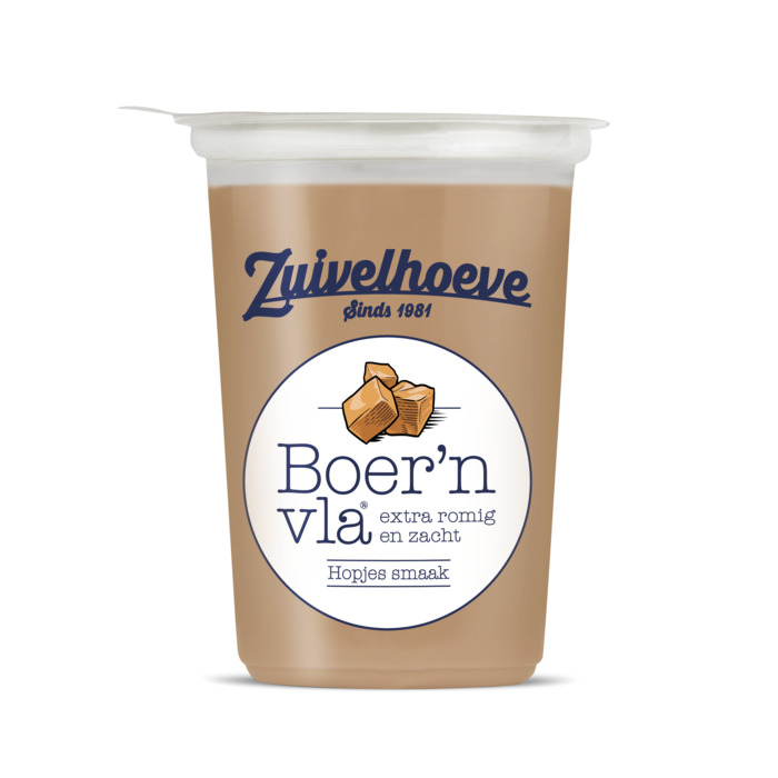 Zuivelhoeve Boer'n Hopjesvla 450g (450g)