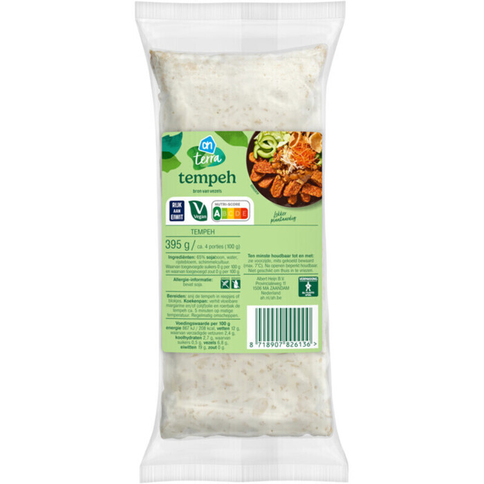 AH Terra Plantaardige tempeh (395g)