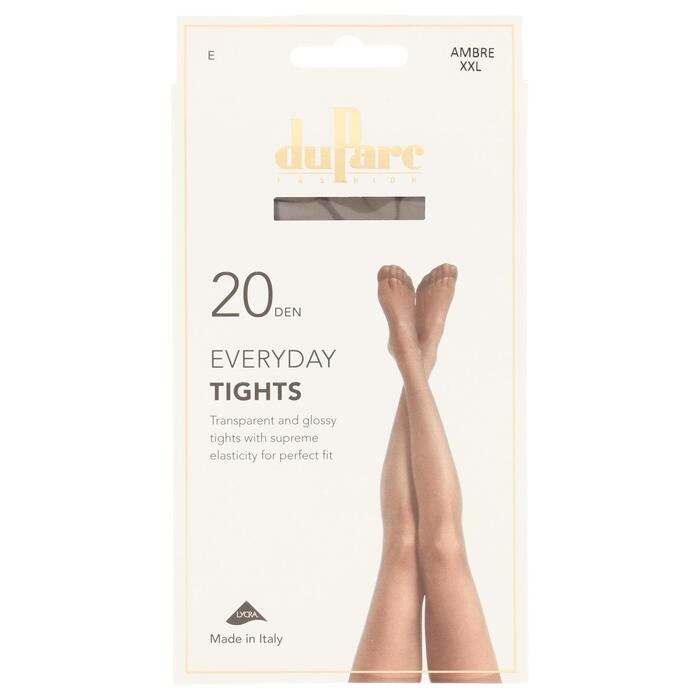 DuParc Panty Lycra 20D Glans Ambre XXL