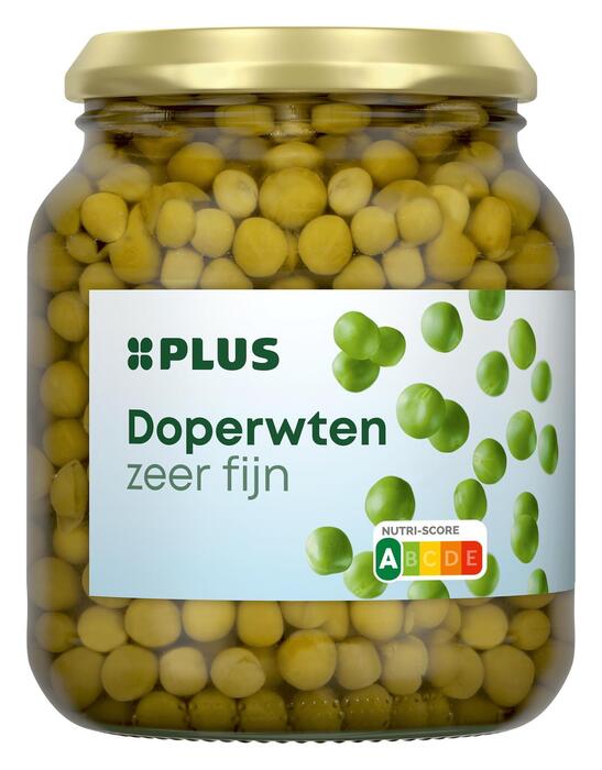 PLUS Doperwten extra fijn (Pot, 340g)