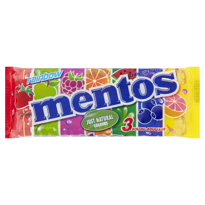 Mentos rainbow  3pk  14P (37.5g)