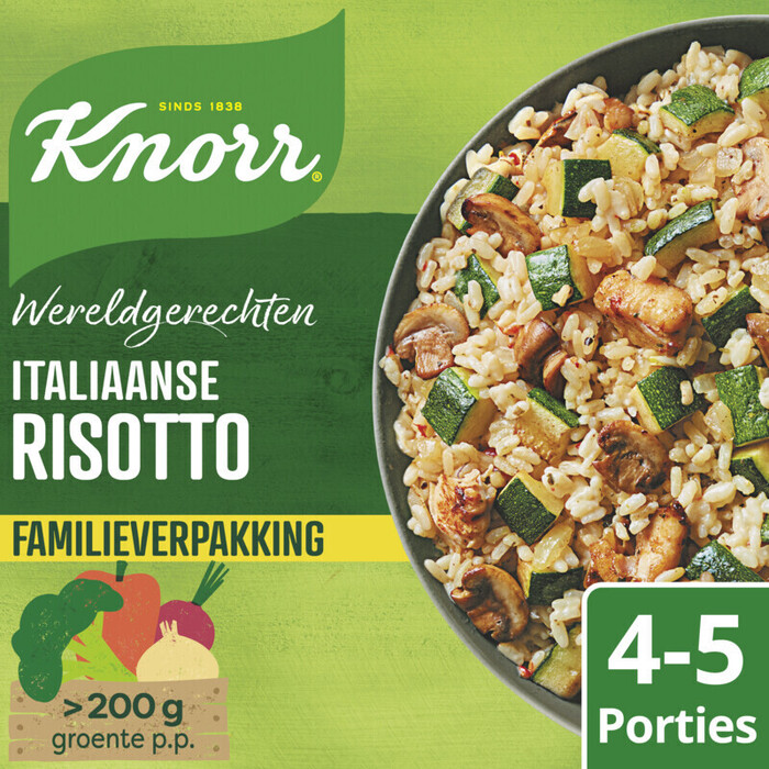 Knorr Wereldgerecht Italiaanse risotto family (430g)