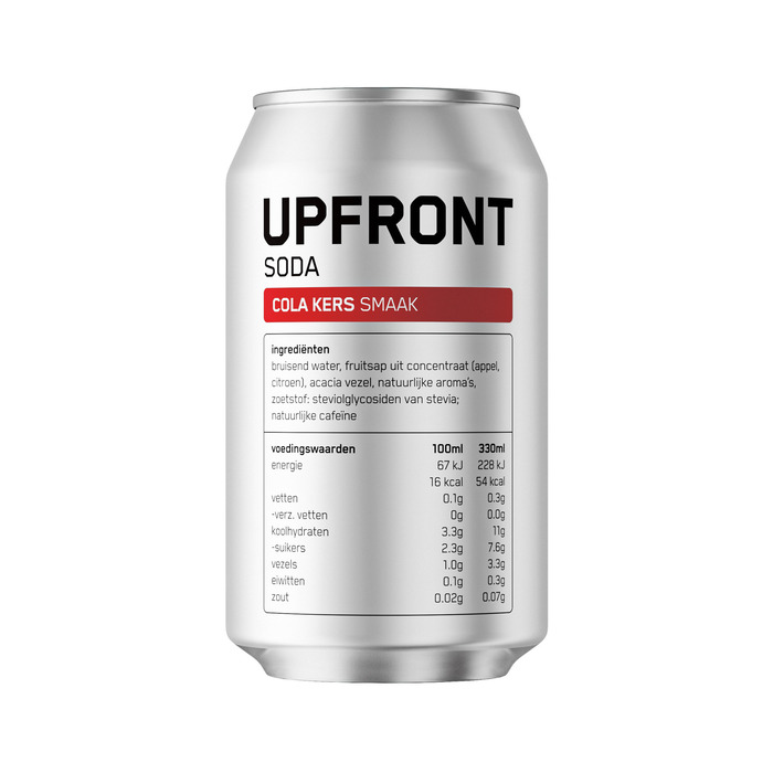 Upfront Soda cola kers smaak (33cl)