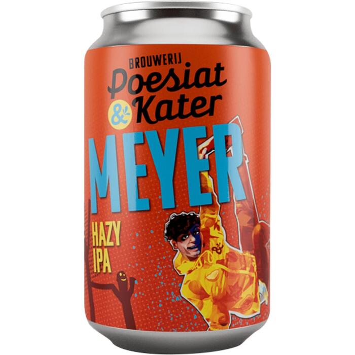 Brouwerij Poesiat & Kater Meyer Hazy IPA 330 ml Blik (Blik, 33cl)
