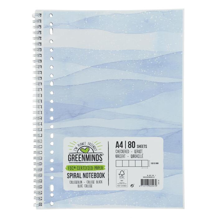 Greenminds Collegeblok ruit 10x10mm