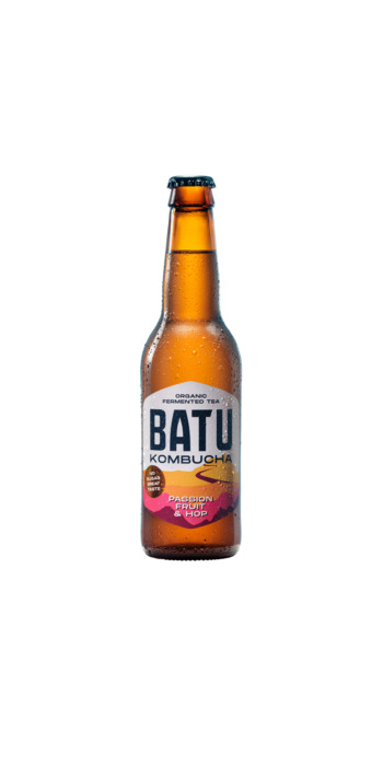 Batu Kombucha Passion fruit & Hop (biologisch) fles 33 cl (33cl)