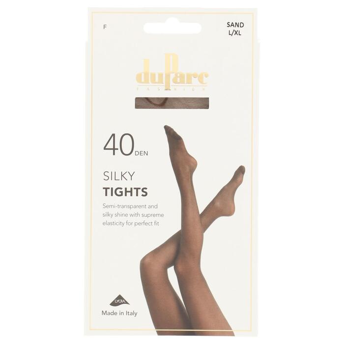 DuParc Panty Lycra 40D zijdegl sand LXL
