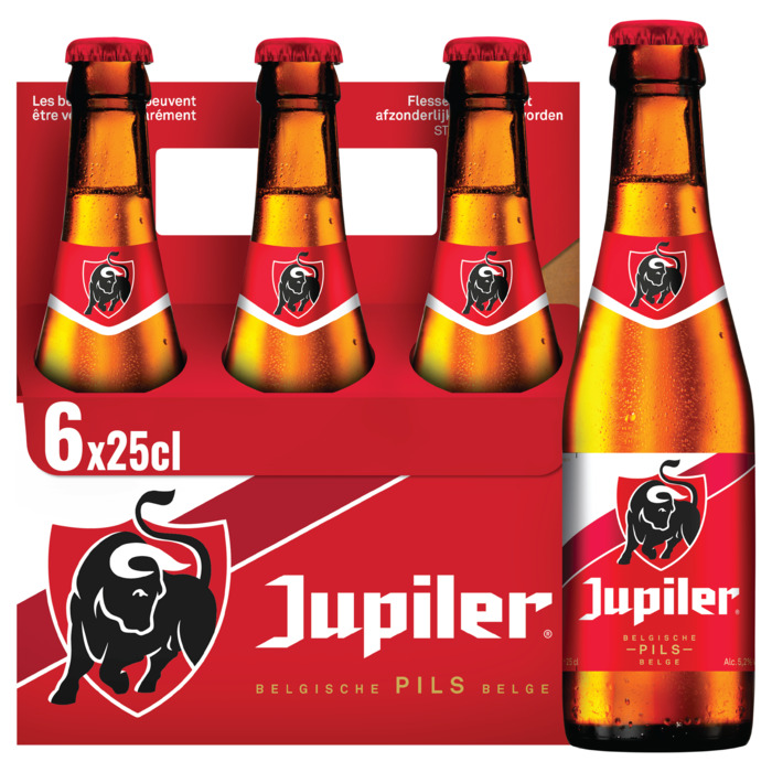 Jupiler Belgische pils (6 × 250ml)