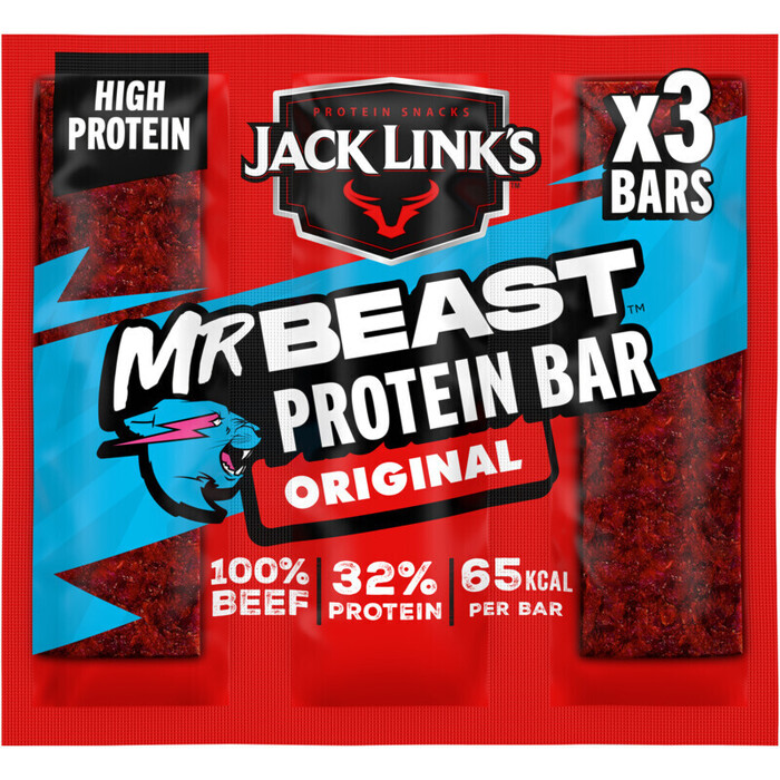 Jack Link's Beef bar original (3 × 22.5g)