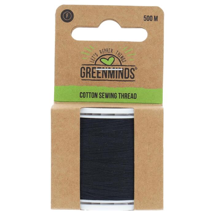 Greenminds Garen Katoen Zwart 500m