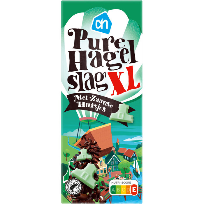 AH Pure hagelslag met Zaanse huisjes XL (380g)