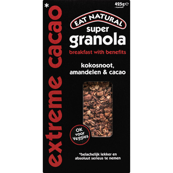 Super granola extreme cacao (Doos, 425g)