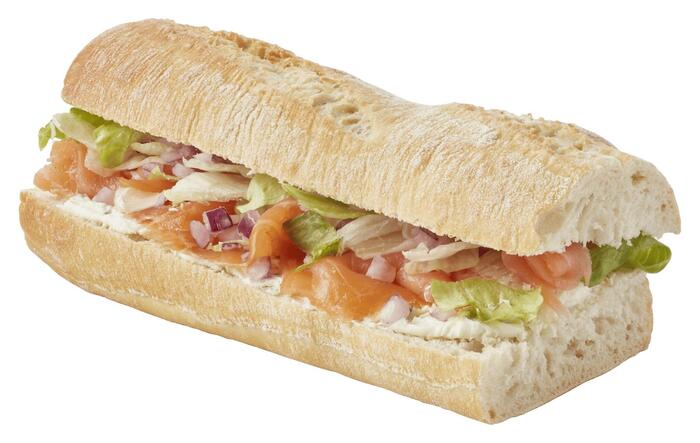 PLUS Witte baguette gerookte zalm