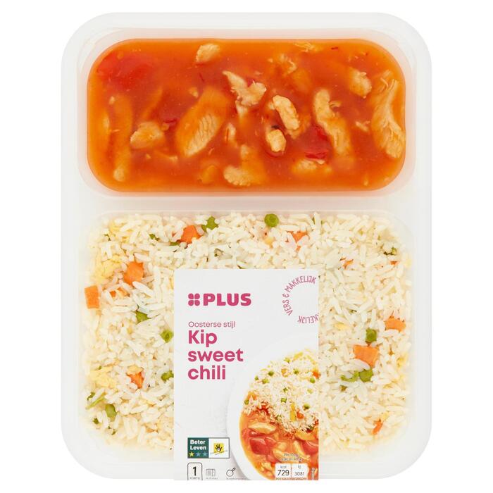 Kip Sweet Chili met Kantonese rijst (Schaal, 450g)
