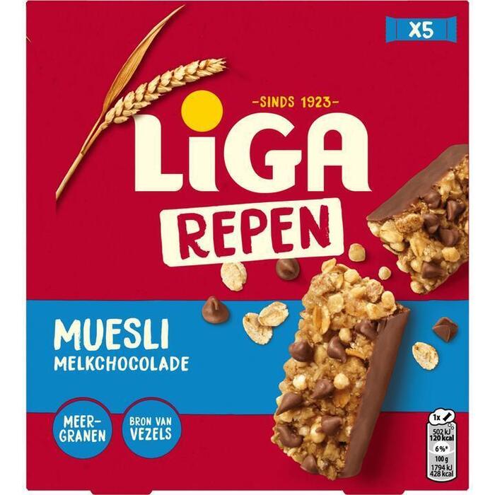 Liga Repen muesli melkchocolade (140g)