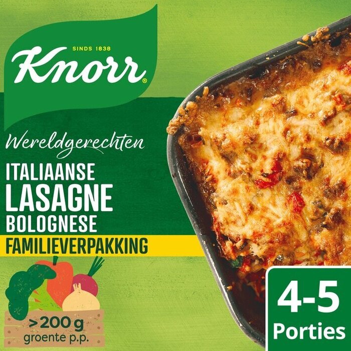 Knorr Wereldgerechten Italiaanse lasagne (365g)