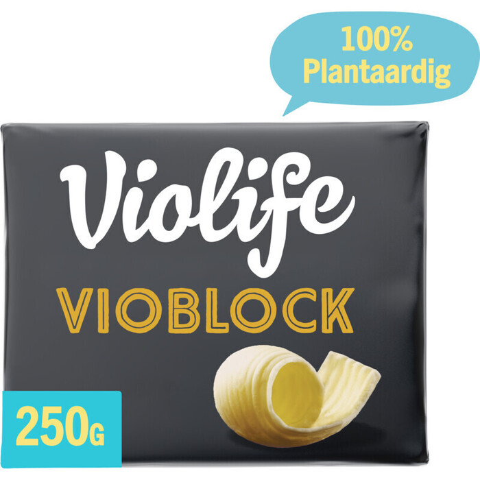 Vioblock Plantboter Ongezouten 250 g (250g)