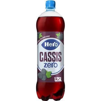 Hero Cassis zero (Fles, 1.25L)