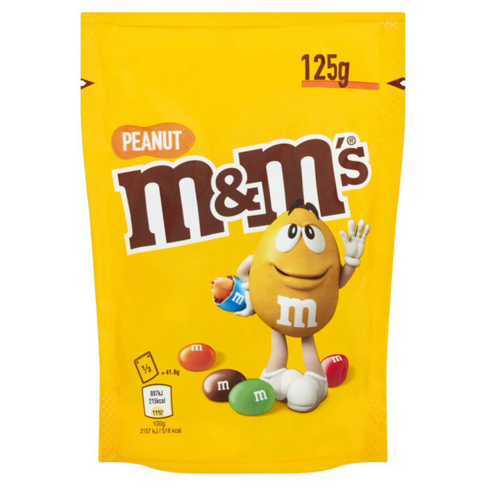 M&M's PEANUT Chocoladedragees 125 GRM Stazak (125g)