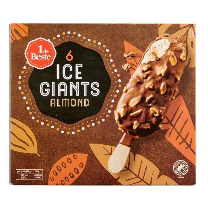 1 de Beste Ice-giant almond 6 stuks (456g)