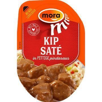 Mora Kipsaté in Pittige Pindasaus XL 190 g (Stuk, 190g)