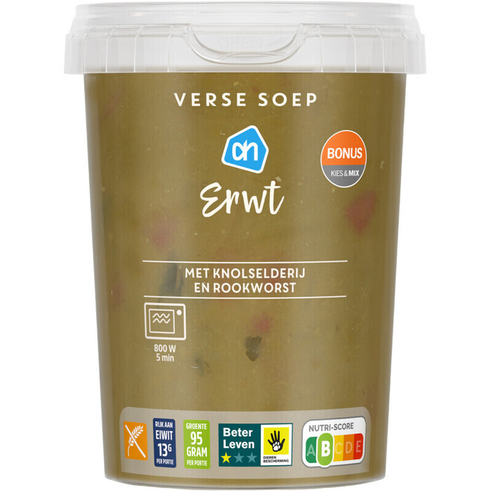 AH Verse soep erwt (500g)