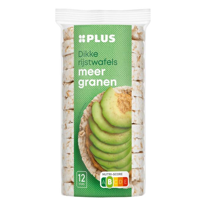 PLUS Dikke rijstwafels meergranen